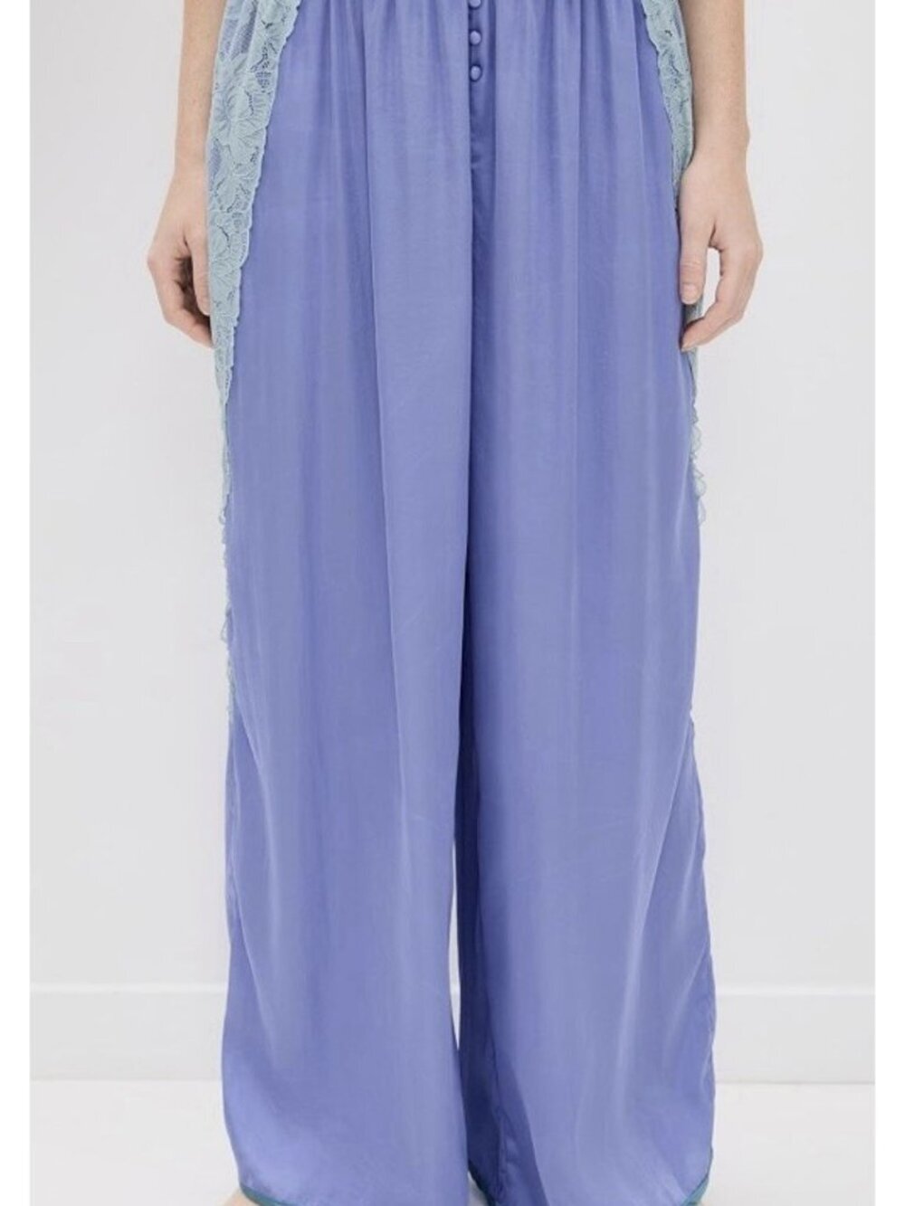 FREE PEOPLE Anywhere with You Lounge Purple Pajama Pants Size Large
